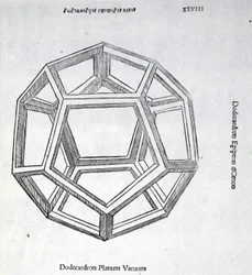 Dodecaedron planum vacuum, illustration from 